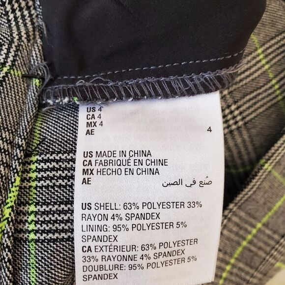 Bar III Becca Tilley x Plaid Tapered Pants - Picture 12 of 15